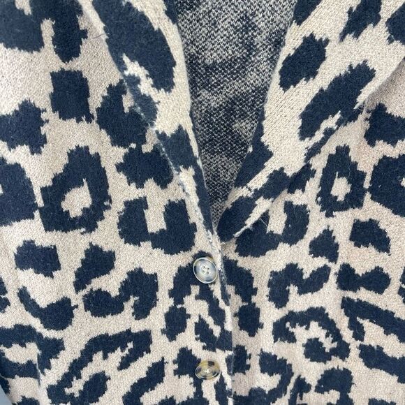 Torrid Womens Cardigan Sweater Longline Acrylic Stretch Sweater Brown Black 2 2X - Picture 10 of 13